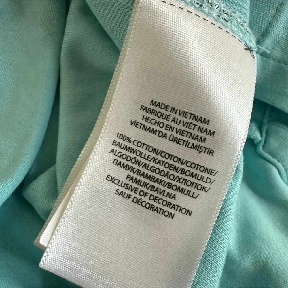 Polo Ralph Lauren Men’s Large Aqua‎ 100% Cotton Polo Shirt Casual
